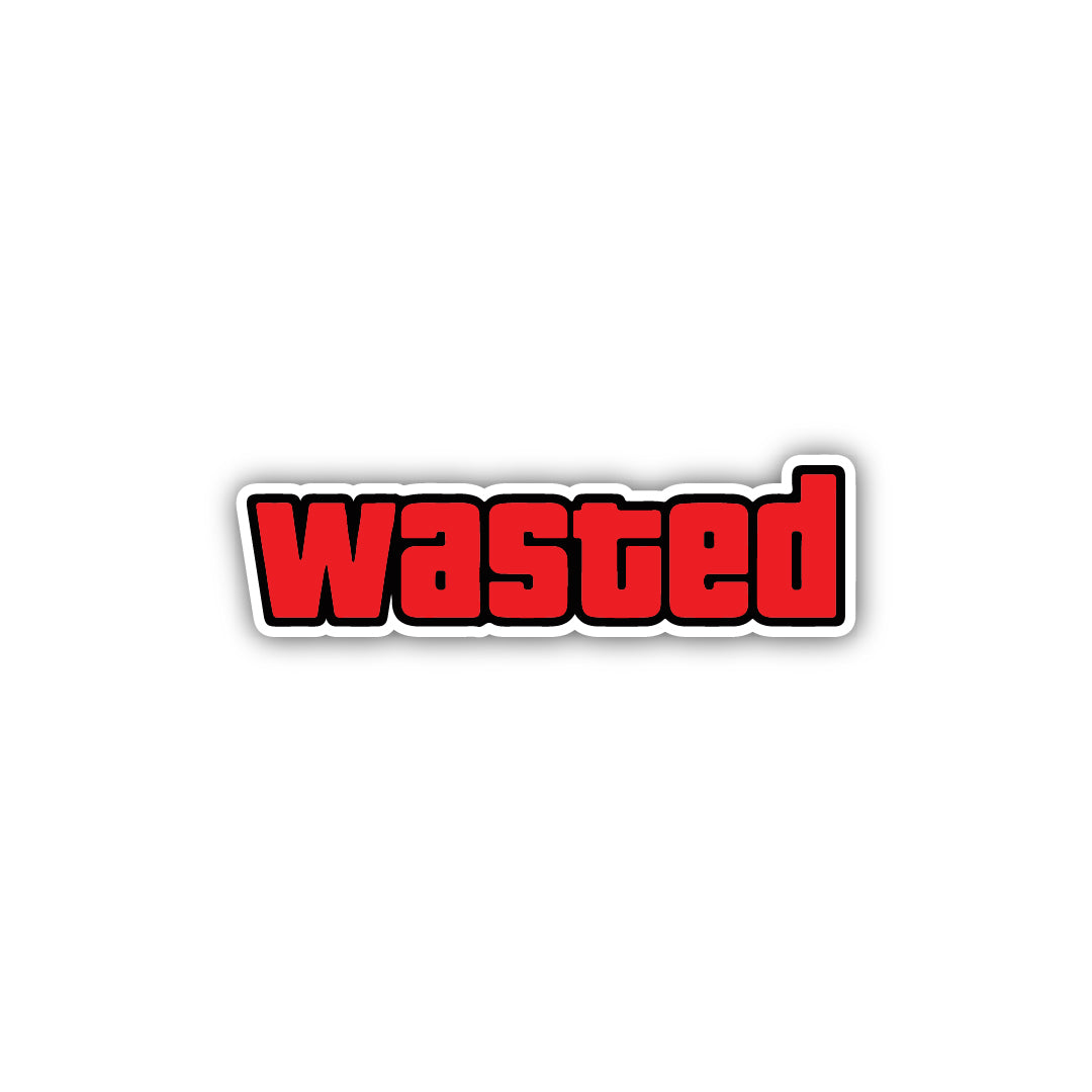 Wasted sticker