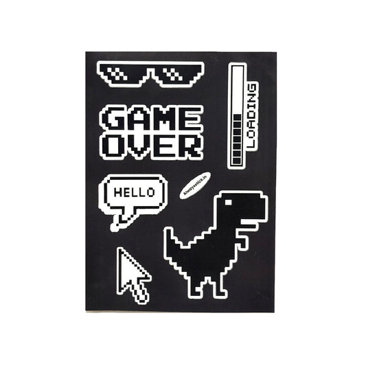 Pixelated Laptop Stickers