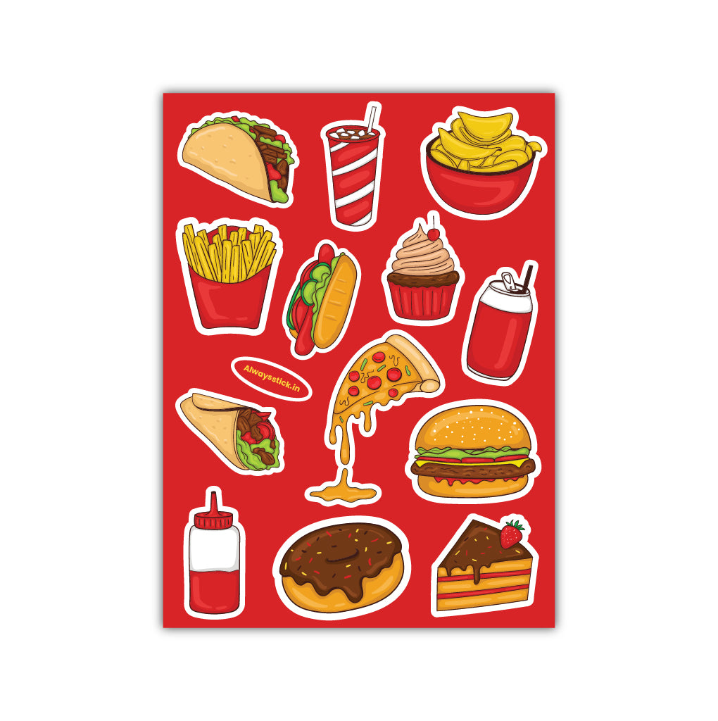 Fast Foods Stickers